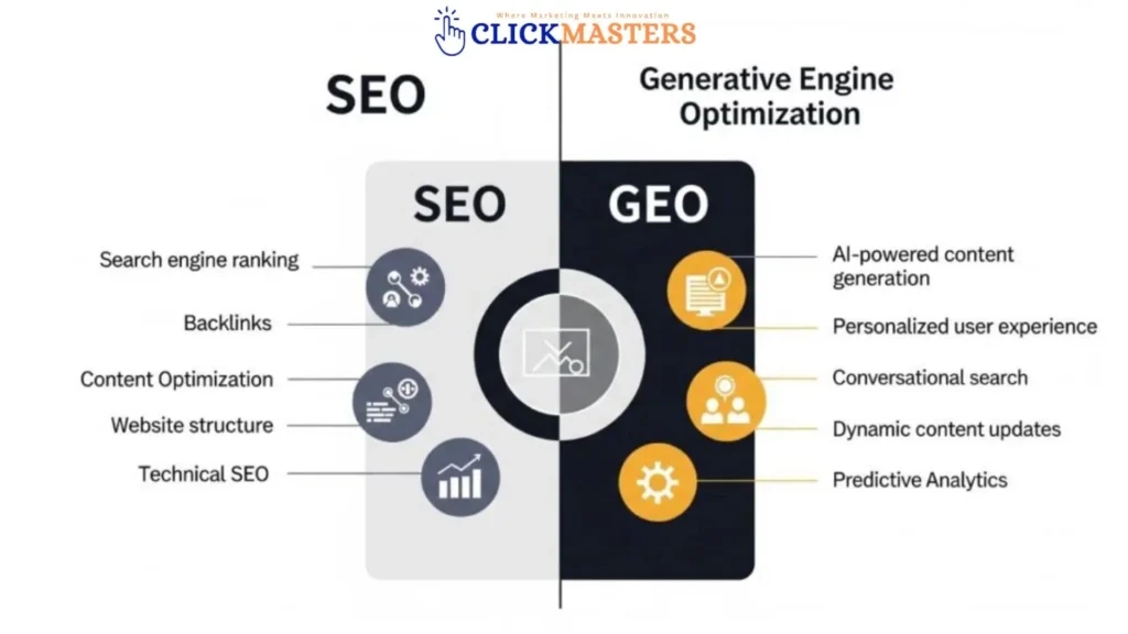 GEO vs Traditional SEO How They Differ GEO vs Traditional SEO How They Differ