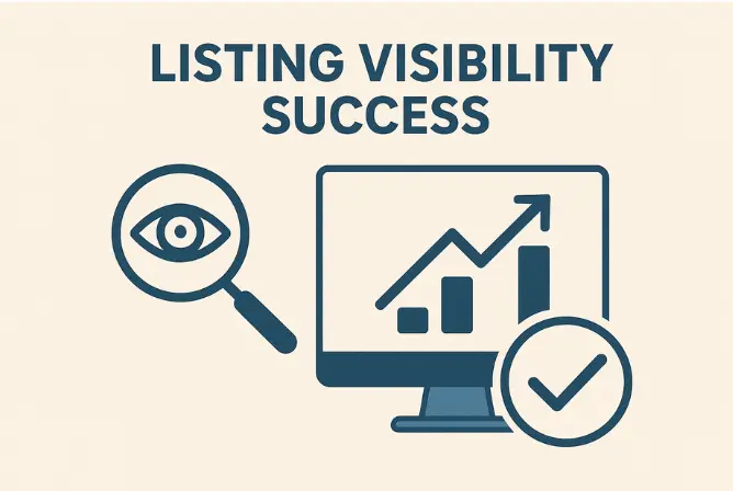 Listing Visibility Success Listing Visibility Success