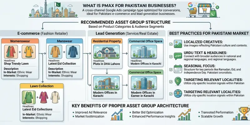 Asset Group Architecture How to Structure PMAX for Pakistani Businesses Asset Group Architecture How to Structure PMAX for Pakistani Businesses