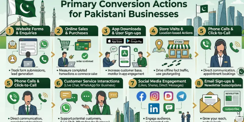 Primary Conversion Actions for Pakistani Businesses 1 Primary Conversion Actions for Pakistani Businesses 1