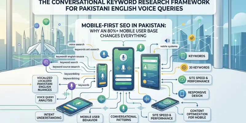 The Conversational Keyword Research Framework for Pakistani English Voice Queries