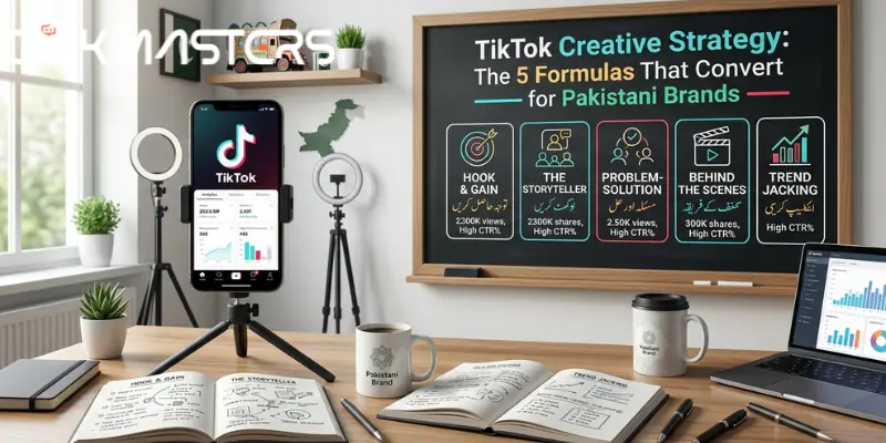 TikTok Creative Strategy The 5 Formulas That Convert for Pakistani Brands