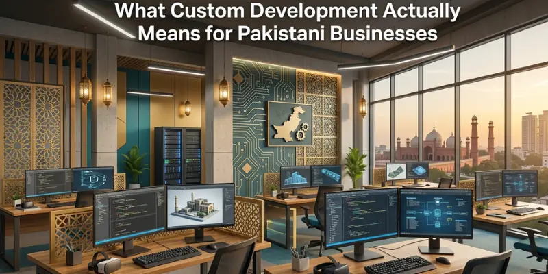 What Custom Development Actually Means for Pakistani Businesses