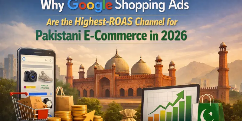 Why Google Shopping Ads Are the Highest ROAS Channel for Pakistani E Commerce in 2026 Why Google Shopping Ads Are the Highest ROAS Channel for Pakistani E Commerce in 2026