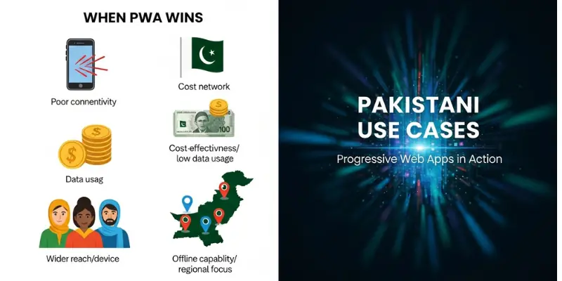 PAKISTANI USE CASES — WHEN PWA WINS