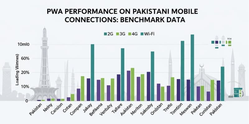PWA Performance on Pakistani Mobile Connections Benchmark Data
