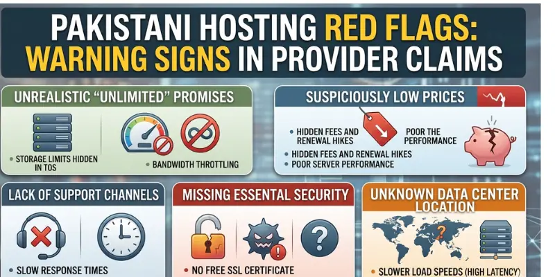 Pakistani Hosting Red Flags Warning Signs in Provider Claims Pakistani Hosting Red Flags Warning Signs in Provider Claims