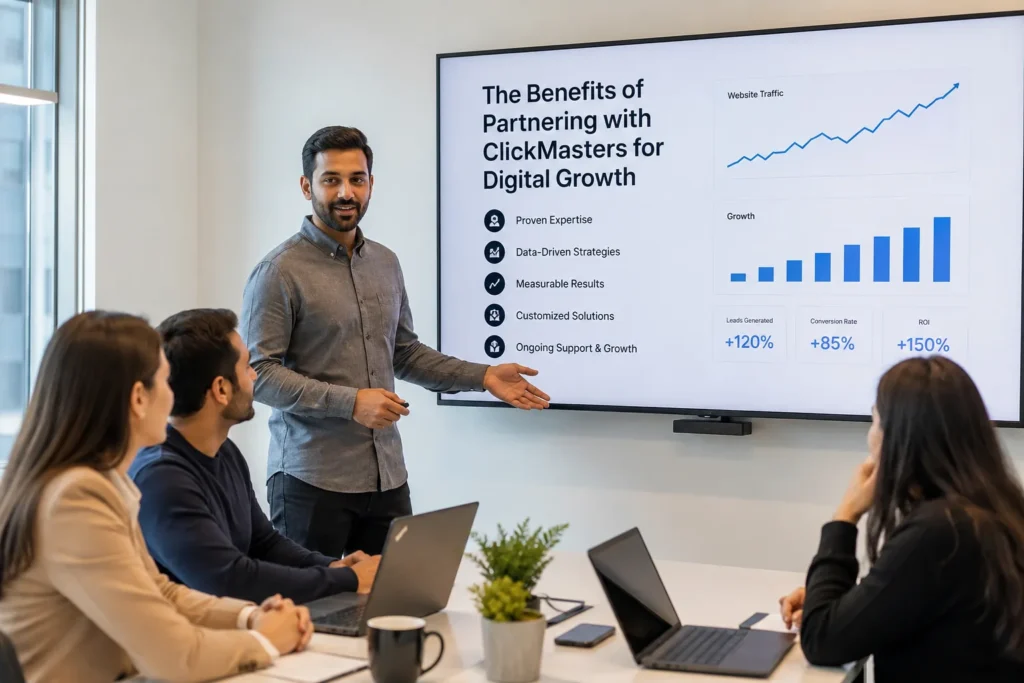 The Benefits of Partnering with ClickMasters for Digital Growth