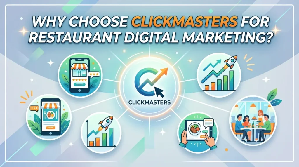 Why Choose Clickmasters for Restaurant Digital Marketing Why Choose Clickmasters for Restaurant Digital Marketing