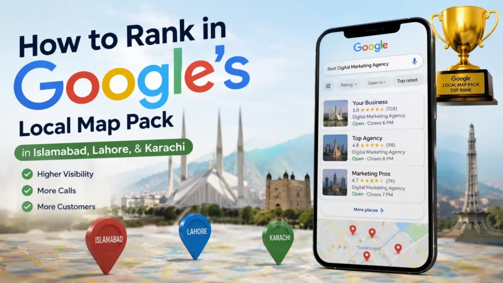How Google Map Pack Pakistan