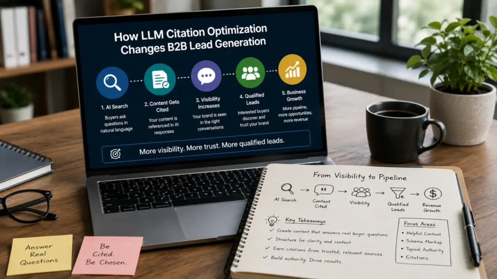 How LLM Citation Optimization Changes B2B Lead Generation