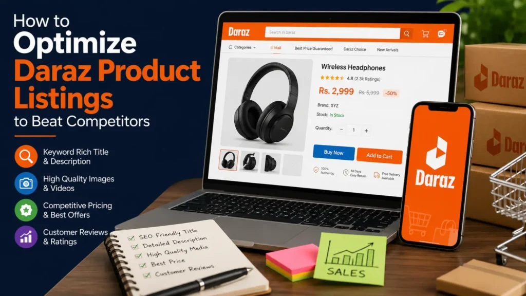 How to Optimize Daraz Product Listings to Beat Competitors