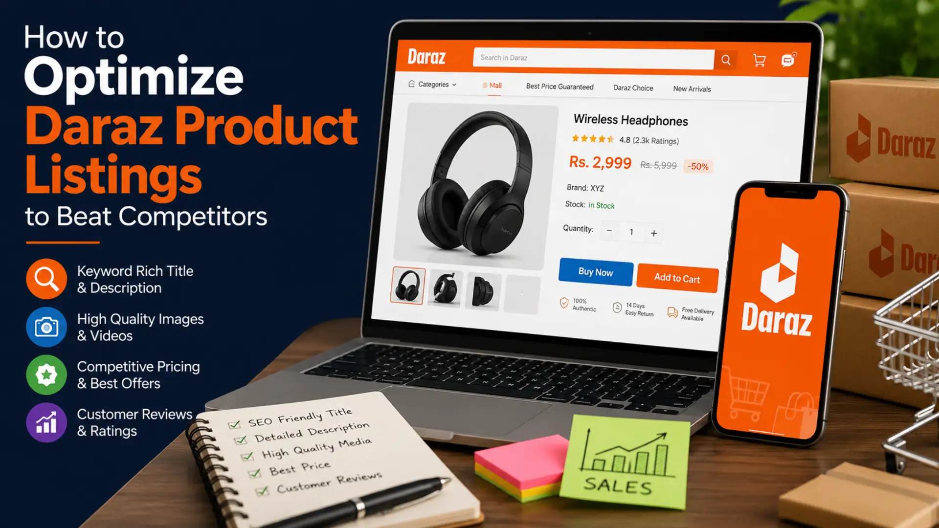 How to Optimize Daraz Product Listings to Beat Competitors