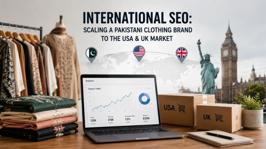 International SEO Scaling a Pakistani Clothing Brand to the USA & UK Market