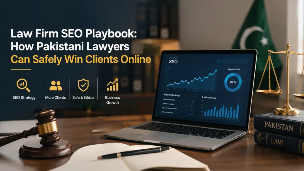 Law Firm SEO Playbook How Pakistani Lawyers Can Safely Win Clients Online