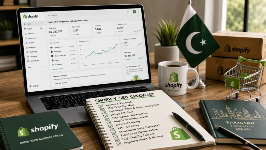 Shopify SEO Checklist for Pakistani Retailers