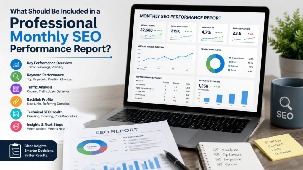 What Should Be Included in a Professional Monthly SEO Performance Report