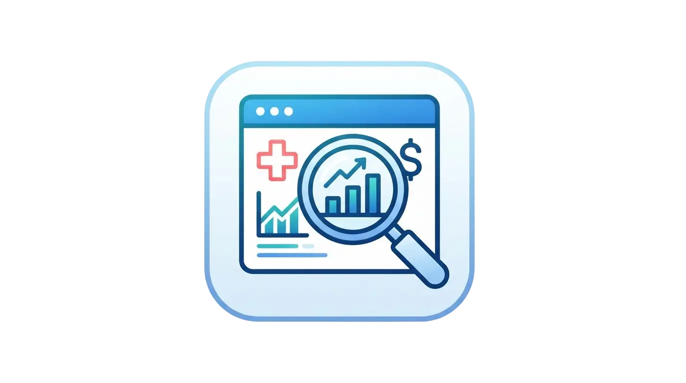 Creating medical billing SEO icon 202608191013 Photoroom SEO Audit for Medical Billing Websites