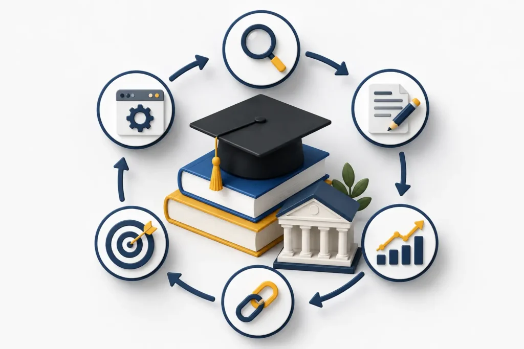 How Clickmasters Delivers Our SEO for Educational Institutions Services