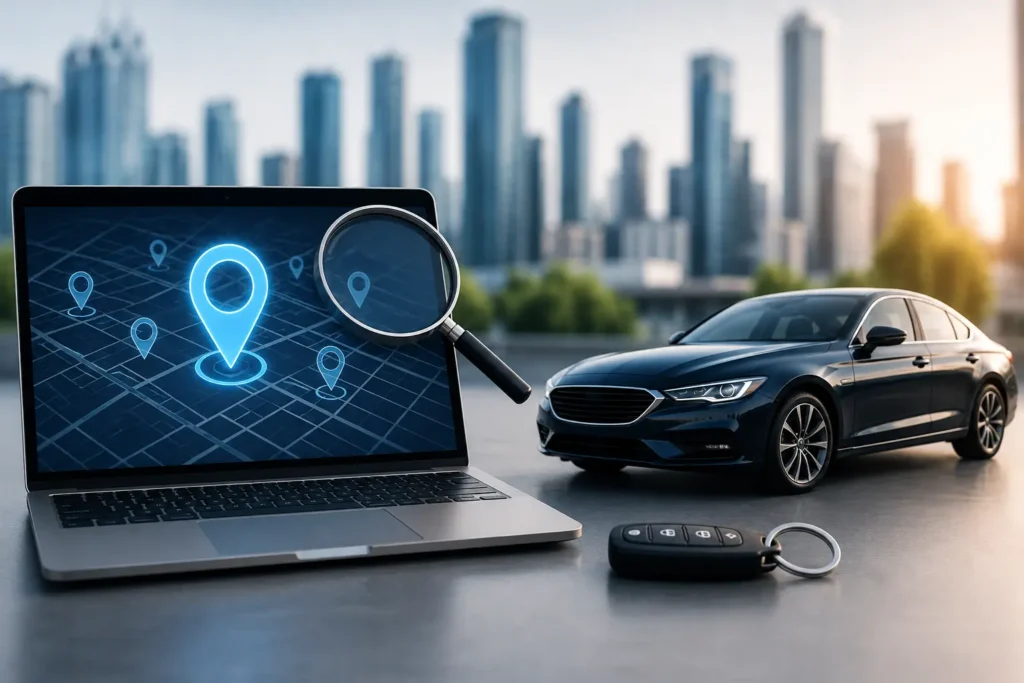 car rental search visibility